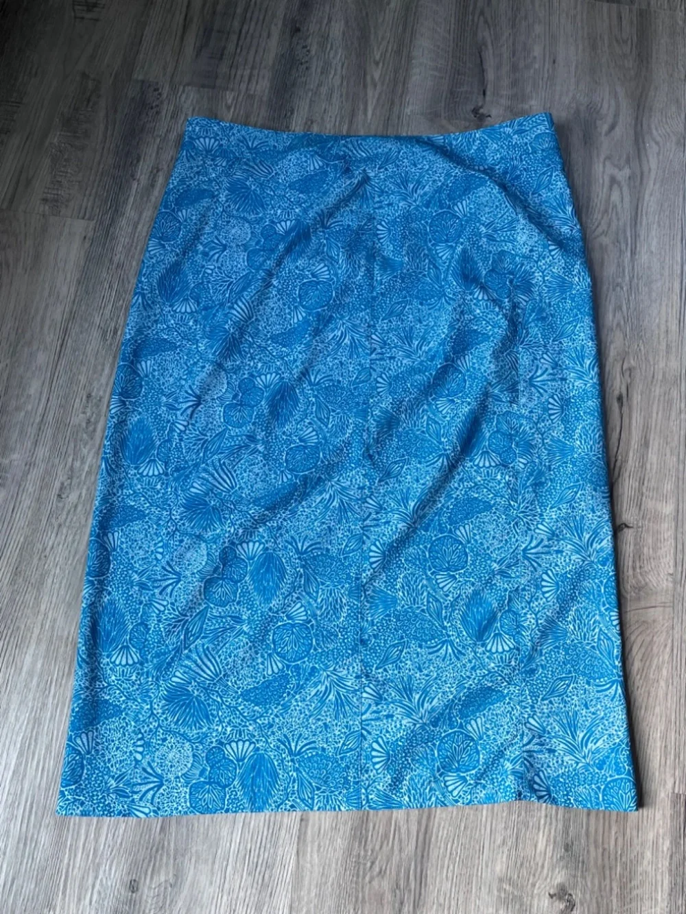 RipSkirt Hawaii Blue botanical Print Travel Skirt Wrap Convertible Size XL